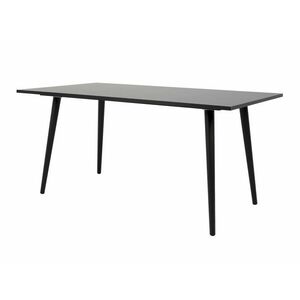 Asztal Findlay C110, Fekete, 75x90x160cm, Laminált forgácslap kép