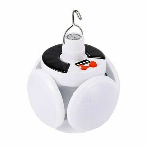 Összecsukható, napelemes, labda formájú LED UFO lámpa - vezeték n... kép