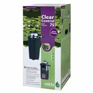 Velda Clear Control 75 nyomás alatti szűrőszett (CC75+UV-C36W+ HS 8 000 pumpa), 30 m3 vízhez kép