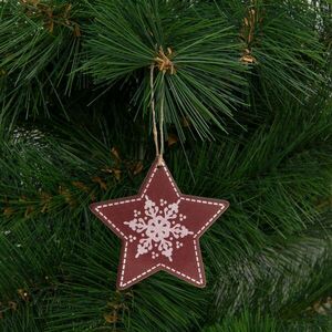 Fa karácsonyfadísz - csillag kép
