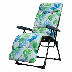 Patio Malaga Plus összecsukható kerti szék lábtartóval levelek kép