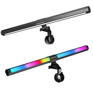 6 W-os RGB LED lámpa PC laptop monitorhoz, Emeszon®, 120 fokban v... kép