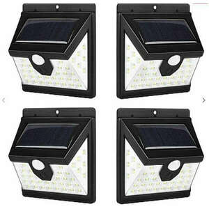 4 x SMART 40 LED napelemes lámpa fény- és mozgásérzékelővel kép