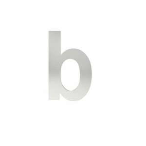 Betű "b" homlokzatra 155mm rozsdamentes kép