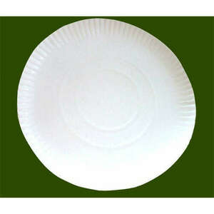 Pizza tányér papír fehér 32 cm kép