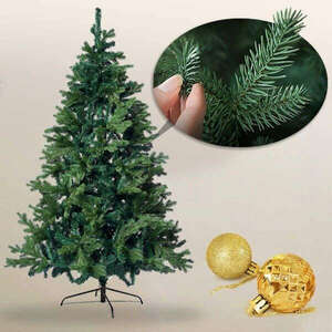 Műfenyő 3D Karácsonyfa fém talppal-180cm kép
