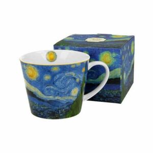 D.G.27204 Porcelánbögre 600ml dobozban, Van Gogh: Csillagos éj kép