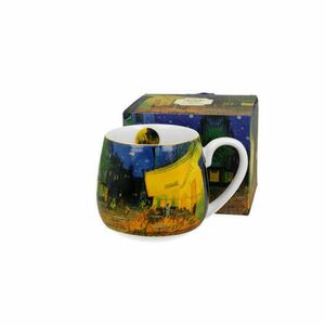 D.G.28614 Porcelánbögre 430ml, dobozban, Van Gogh: Kávéház éjjel kép