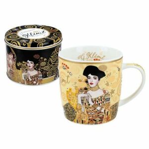 H.C.532-3105 Porcelánbögre 450ml fémdobozban, Klimt: Adele kép