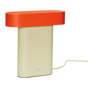Narancssárga-bézs asztali lámpa (magasság 25 cm) Sleek – Hübsch kép