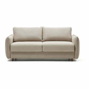 Bézs kinyitható kanapé 185 cm Carlota – Kave Home kép