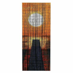 Narancssárga bambusz függöny ajtóra 200x90 cm Sunset - Maximex kép