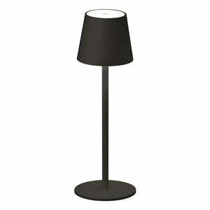 Fekete LED szabályozható-mozgásérzékelős asztali lámpa fém búrával (magasság 38 cm) Tropea – Fischer & Honsel kép