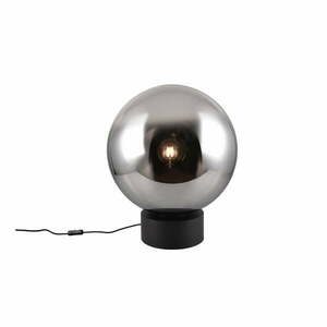 Fekete LED asztali lámpa üveg búrával (magasság 60 cm) Cipallone – CINQUE kép