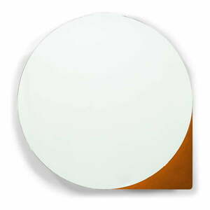 Téglavörös fém fali tükrös fürdőszoba szekrény 55x55 cm Sonnet – Spinder Design kép