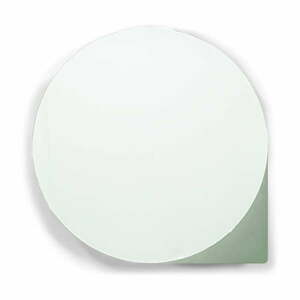 Zöldesszürke fém fali tükrös fürdőszoba szekrény 35x35 cm Sonnet – Spinder Design kép