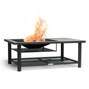 Blumfeldt Merano Avanzato L, 3 az 1-ben tűzrakóhely grill funkcióval, használható asztalként, 122 x 87 cm kép