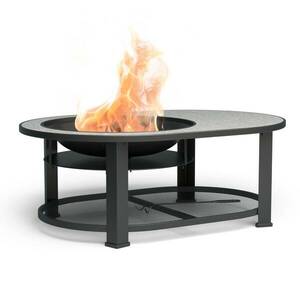 Blumfeldt Merano Circolo L, tűzrakóhely 3 az 1-ben, grill funkcióval, használható asztalként, 122 x 87 cm kép