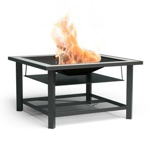 Blumfeldt Merano Avanzato 3 az 1-ben, tűzrakóhely grill funkcióval, asztalként is használható, 87 x 87 cm kép