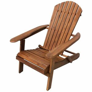 Fa kerti szék, szürke kép