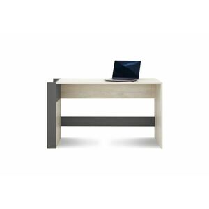 REMAR íróasztal, 130x76x55, tölgy Wilton/fehér/antracit kép