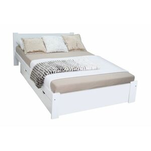 LAPIS ágy + ágyrács AJÁNDÉK, 120x200, fehér kép