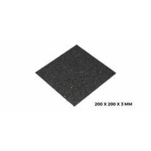 Védő alátét Buzon 200 x 200 x 3 mm műanyag fekete kép