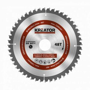 Kreator Univerzális fűrésztárcsa 18, 5 cm 48 T kép