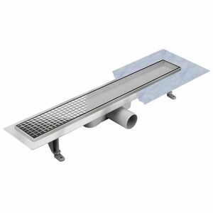 Lineáris lefolyó Duplex Inox csempe/Szatén 900 kép