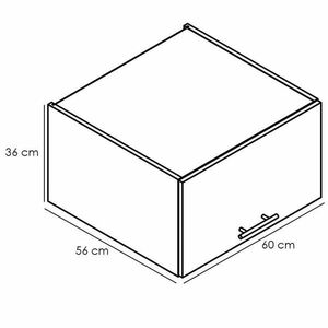 Konyhaszekrény Bono W60okgr / 560 tölgy Sonoma/fehér kép