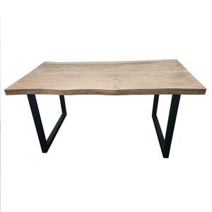 Asztal Liam SDV-01 akác/fekete kép