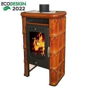 Kandallókályha Bergamo II goldbrown 7kw kép