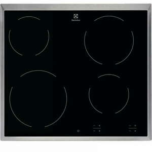 Electrolux EHF6240XXK Beépíthető kerámia főzőlap, 60 cm, 4 főzőzóna, Gyerekzár, Fekete kép