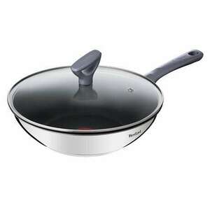 Tefal Serpenyő wok + fedő 28 cm daily cook G7309955 kép