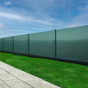 Springos Árnyékoló háló, 1, 5m x 10m, zöld, 50 db. kábelkötegelő kép