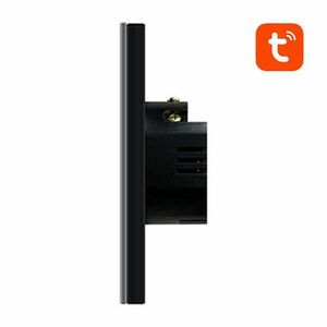 Smart Light Switch ZigBee Avatto LZTS02-EU-B3 3 Way No Neutral TUYA (black) kép