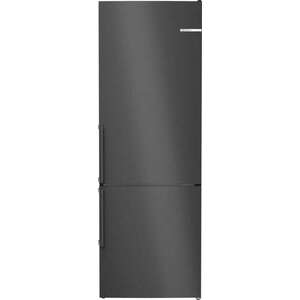 Bosch KGN49OXBT szabadonálló kombinált hűtő, Serie6, NoFrost, fekete inox kivitel kép