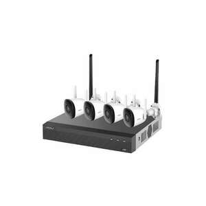 Imou IP wifi csőkamera szett - NVR1104/F22 kit (4x 2MP-2, 8mm, H265, mikr., IR30m; 1x NVR 4csat, 1TB HDD) kép