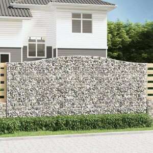 íves horganyzott vas gabion kosár 400x50x180/200 cm (153419) kép