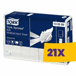 Tork Xpress® Soft Multifold hajtogatott kéztörlő - 130289 (Karton - 21 csg) kép