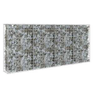 Horganyzott acél gabion fal fedéllel 200 x 20 x 85 cm kép