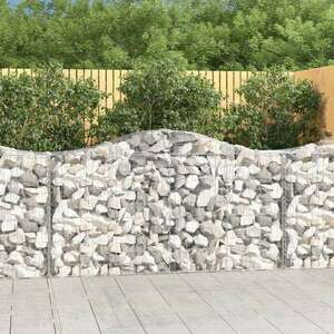 Íves horganyzott vas gabion kosár 200x50x100/120 cm kép