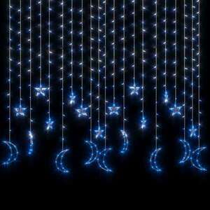 Karácsonyi LED világítás - csillagok, kék kép