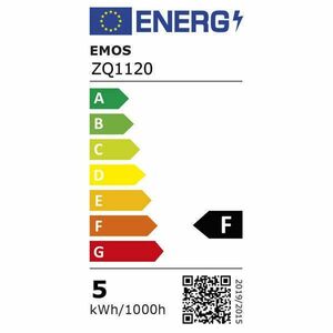 Emos ZQ1120 CLASSIC 6W E27 470 lumen meleg fehér LED kisgömb izzó kép