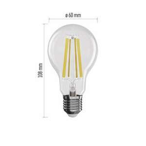 LED izzó Filament A60 / E27 / 11W (100W) / 1521 lm / meleg fehér kép