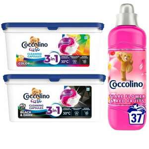 Coccolino Care Black és Coccolino Care Color Mosókapszula 54 mosás + Ajándék Coccolino Öblítő kép