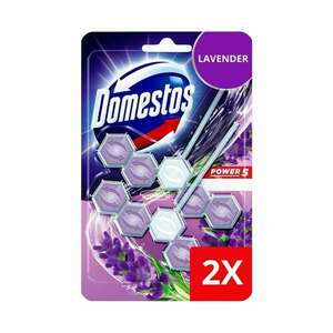 Wc illatosító 2 x 55 g power5 domestos lavender kép