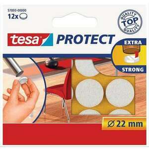 TESA Filckorong, karcolásgátló, 22 mm, TESA "Protect", fehér kép