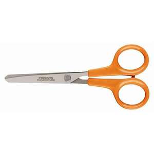 FISKARS Olló, barkács, 13 cm, FISKARS "Classic", narancssárga kép