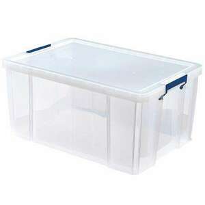 FELLOWES Műanyag tároló doboz, átlátszó, 70 liter, FELLOWES, "ProStore™" kép